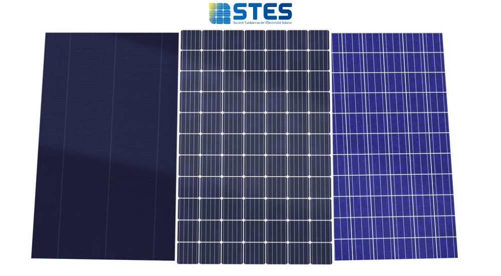 les différents types de panneaux photovoltaïques en Tunisie - STES