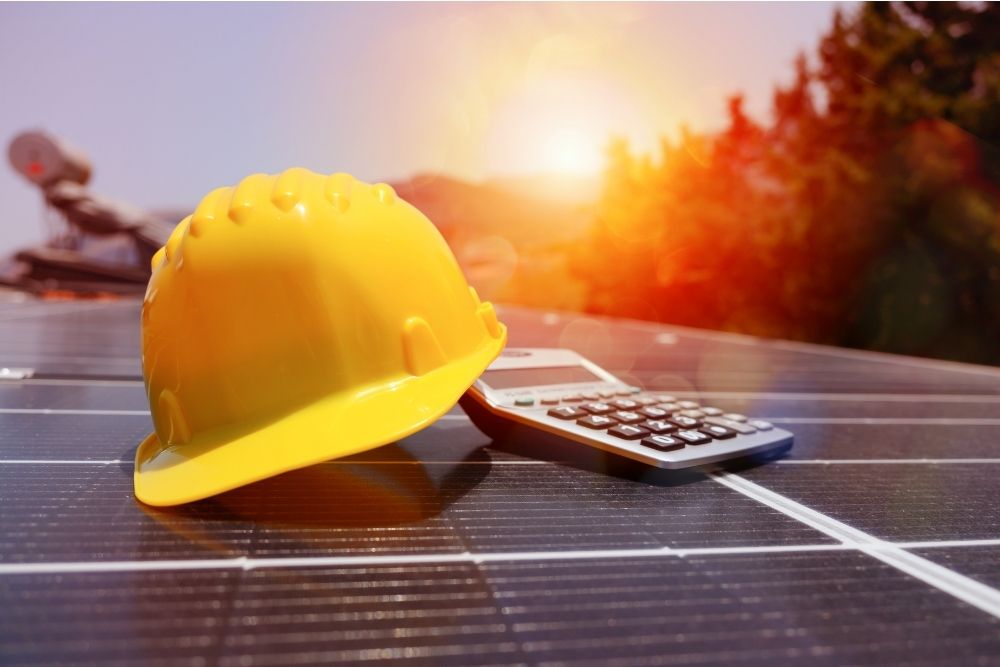 Maison avec panneaux solaires en autoconsommation sur toiture en Tunisie